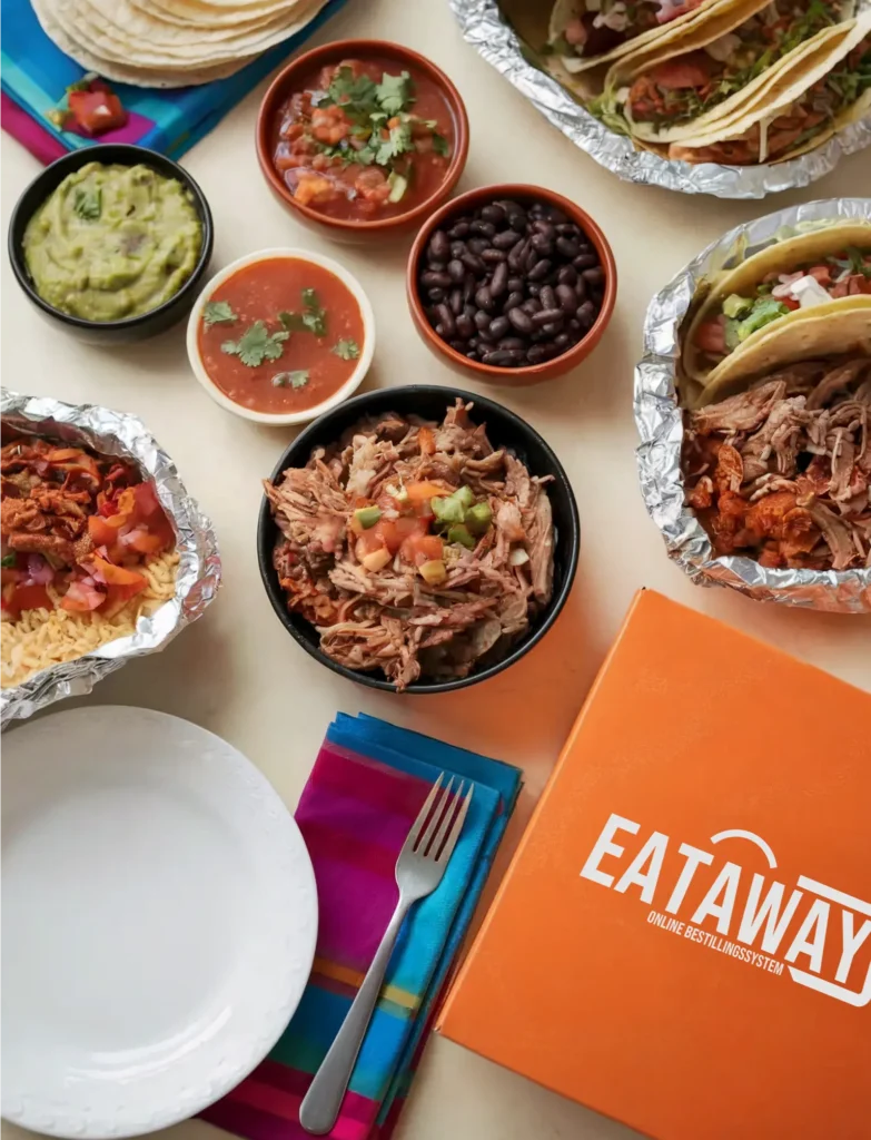 Billede af EatAway online bestillingssystem, der øger restaurantindkomster gennem effektiv bestilling.